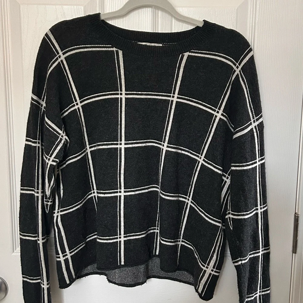 Madewell Double Windowpane Women's Medium - Picture 2 of 4